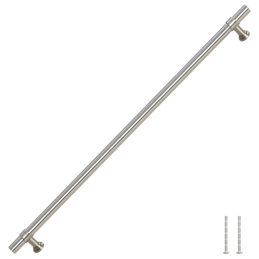 VidaXL poignées 5 pcs 320 mm acier inoxydable couleur argent