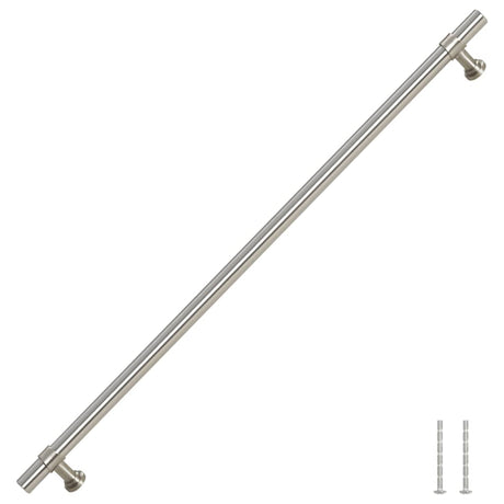 VidaXL poignées 5 pcs 320 mm acier inoxydable couleur argent