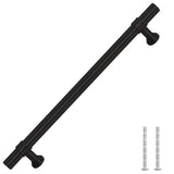 VidaXL poignées 10 pcs 160 mm acier inoxydable noir