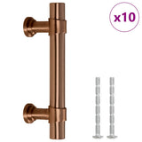 VidaXL poignées 10 pcs 64 mm acier inoxydable couleur bronze