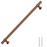 VidaXL Poignées 5 pcs 480 mm acier inoxydable couleur bronze