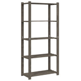 Vidaxx étagère de rangement 5 couches 80x38x170 cm bois de pin massif gris