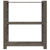 Vidaxx étagère de rangement 3 couches 80x38x90 cm bois de pin massif gris