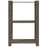 Vidaxx étagère de rangement 3 couches 60x38x90 cm bois de pin massif gris