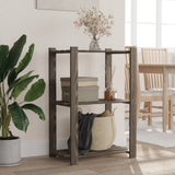 Vidaxx étagère de rangement 3 couches 60x38x90 cm bois de pin massif gris