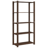 Vidaxx étagère de rangement 5 couches 80x38x170 cm bois de pin massif marron