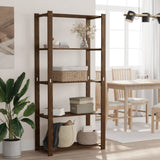 Vidaxx étagère de rangement 5 couches 80x38x170 cm bois de pin massif marron