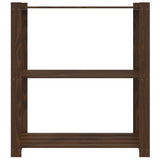 Vidaxx étagère de rangement 3 couches 80x38x90 cm bois de pin massif marron
