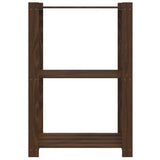 Vidaxx étagère de rangement 3 couches 60x38x90 cm bois de pin massif marron