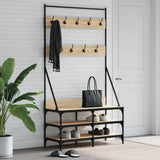 Vidaxl Clothing rack with shoe rack 100x40x184 cm Sonoma oak colored