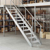 Vidaxl Step Step Grid 60x24x7 cm Acier galvanisé