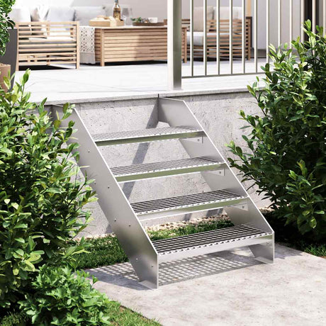 Vidaxl Step-Step Grid 70x24x7 cm en acier galvanisé