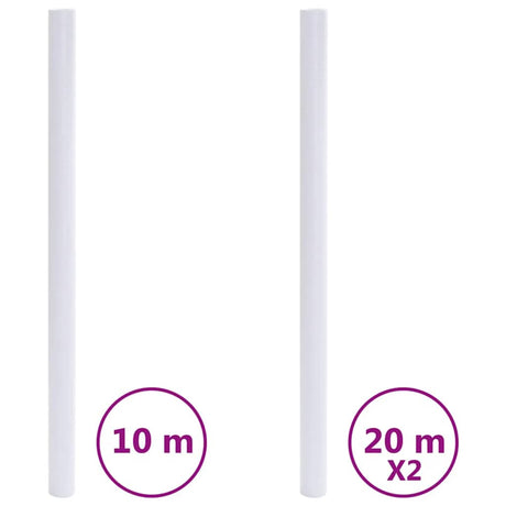 VidaXL Films pour fenêtres PVC mat blanc