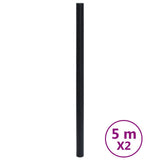 VidaXL Film pour meubles autocollant 90x500 cm PVC noir mat