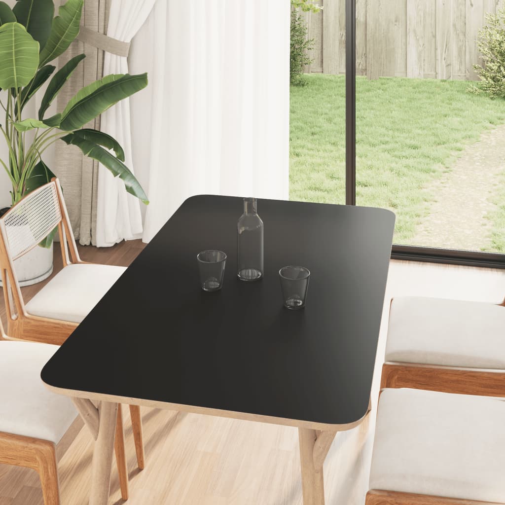 VidaXL Film pour meubles autocollant 90x500 cm PVC noir mat
