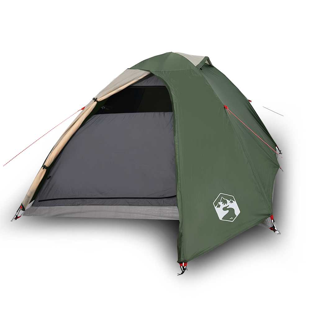 Vidaxl Dome Tent 2-osobowy wodoodporny zielony