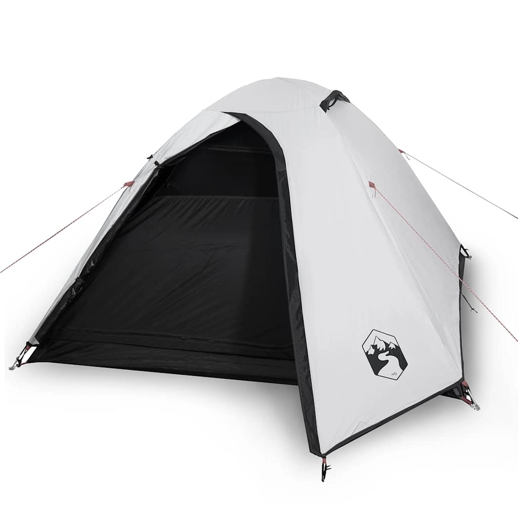 Vidaxl Dome Tent 2-osobowy wodoodporny tkaninę biały