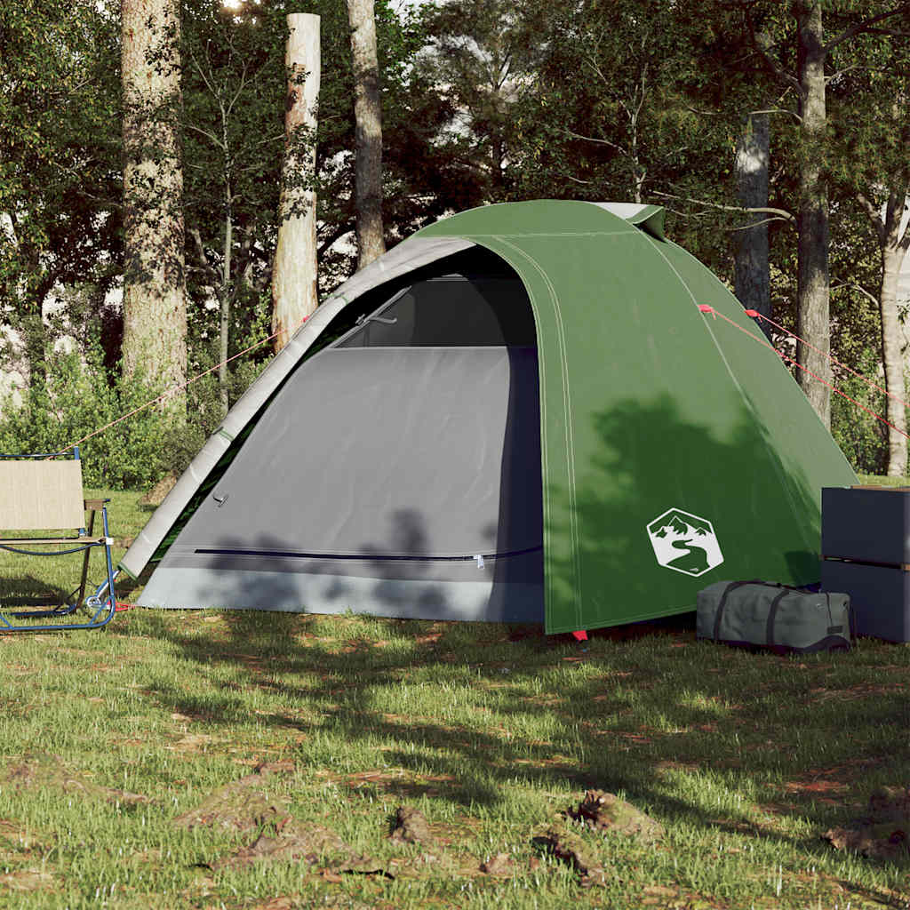 Vidaxl Dome Tent 4-Persona Green impermeable