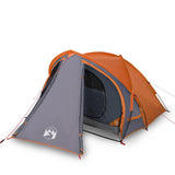 Vidaxl Dome Tent de 2 personas a prueba de agua y naranja