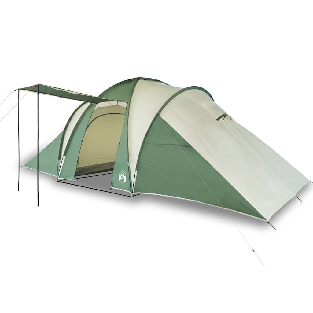 Vidaxl Dome Tenda a 6 persone impermeabile verde