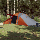 Tente dôme Vidaxx 6 personnes imperméable gris et orange