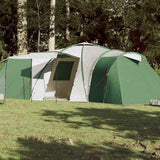 Vidaxl Dome-Tent 12-osebna vodoodporna zelena