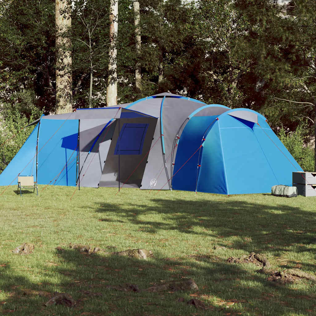 Vidaxl Dome Tenda Blu impermeabile per 12 persone