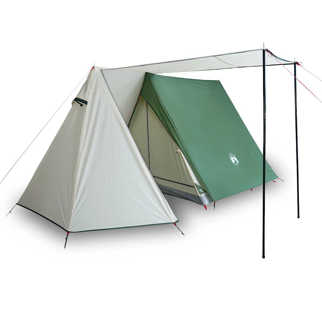 Vidaxl Tent à 3 personnes étanche verte