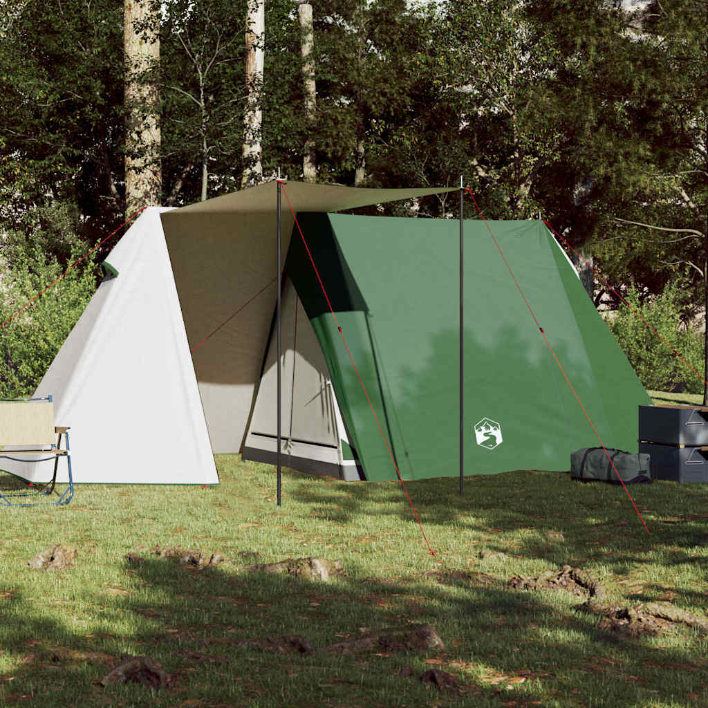 Vidaxl Tent de 3 personas Green impermeable