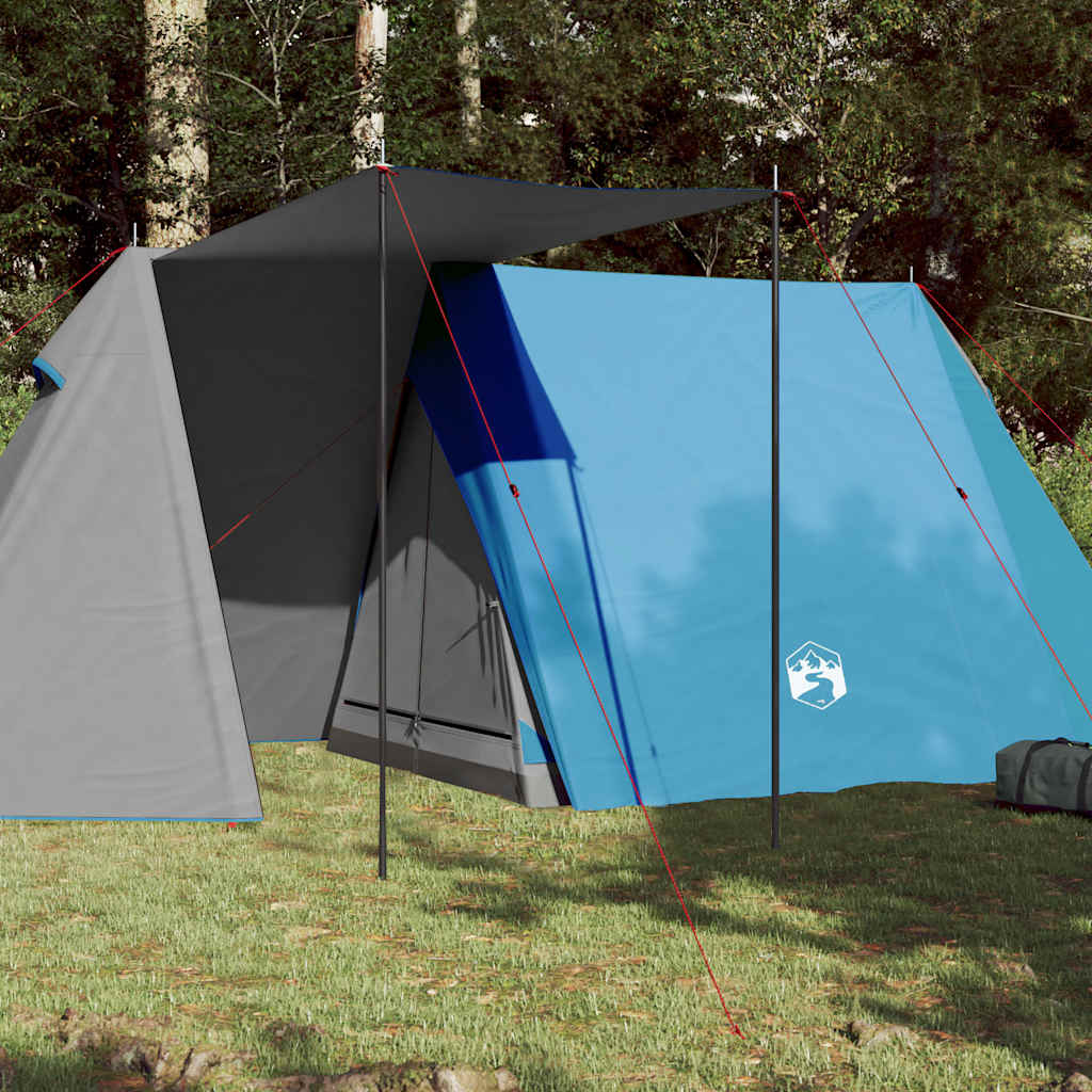 Tente VidaXL 3 personnes imperméable bleue