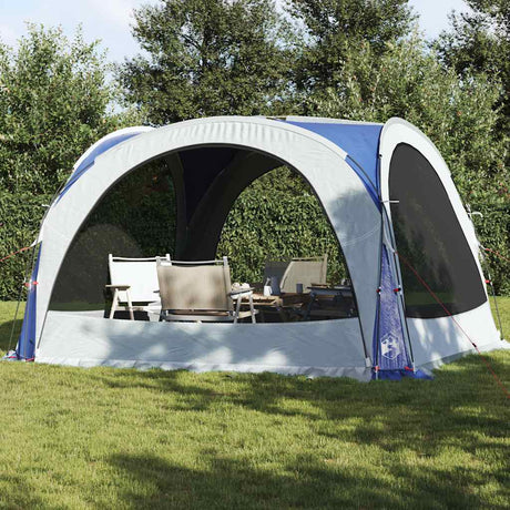 Tente de fête VidaXL imperméable bleue