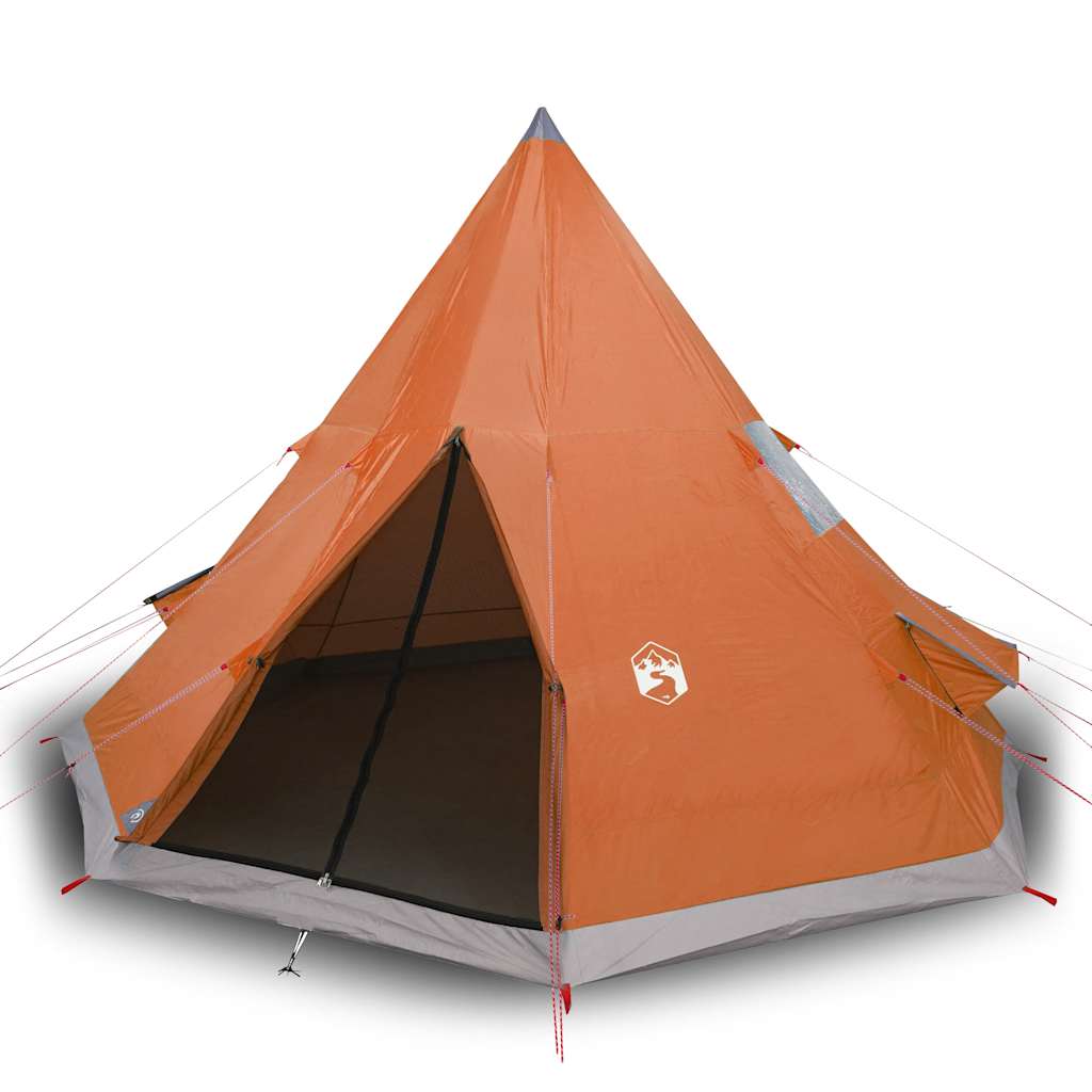 Vidaxl Tipitent 4-persona impermeable naranja