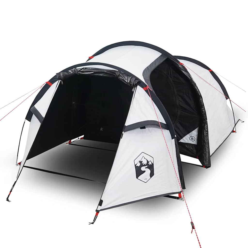 Vidaxl túnel Tent de 3 personas impermeabilizando tela blanca