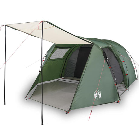 VidaXL tente tunnel 4 personnes imperméable vert