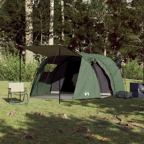 VidaXL tente tunnel 4 personnes imperméable vert