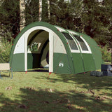 VidaXL tente tunnel 4 personnes imperméable vert