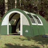 VidaXL tente tunnel 4 personnes imperméable vert