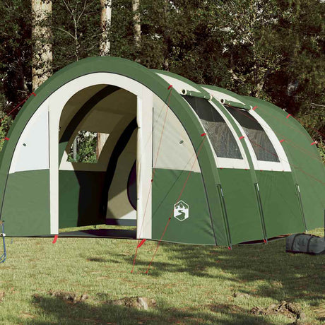 VidaXL tente tunnel 4 personnes imperméable vert