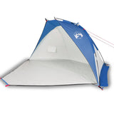 Vidaxl beach tent 268x223x125 cm 185t polyester azure blue