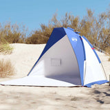 Tente de plage VidaXL 268x223x125 cm 185t polyester bleu azur