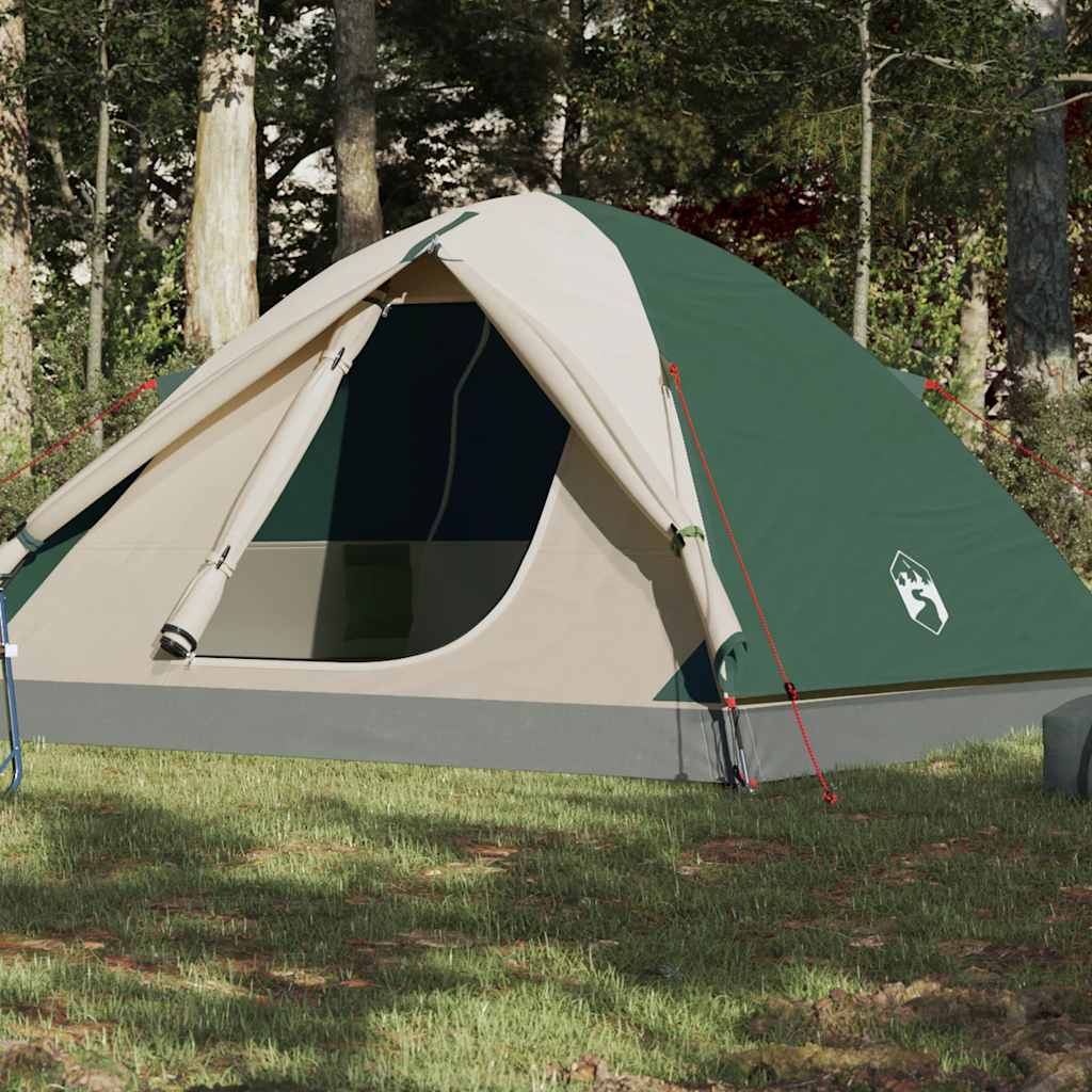 Vidaxl Dome tent 3-person Waterproof Green