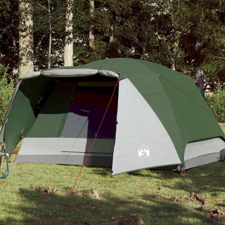 Tente VidaXL avec auvent 4 personnes imperméable vert
