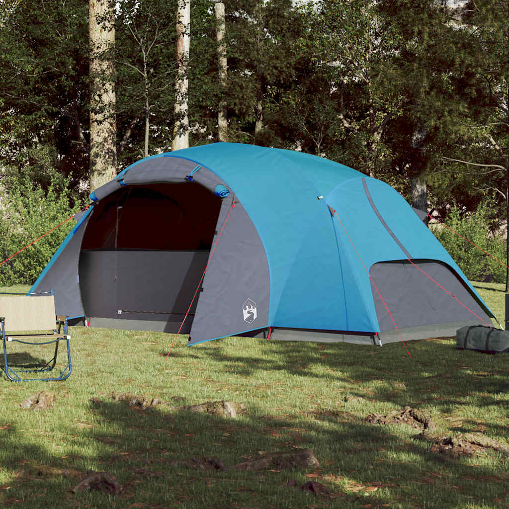 VidaXL tente familiale crossvent 8 personnes imperméable bleu