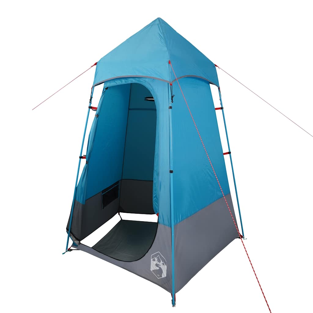 Tente de toilette VidaXL imperméable bleue