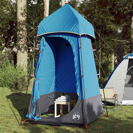 Tente de toilette VidaXL imperméable bleue