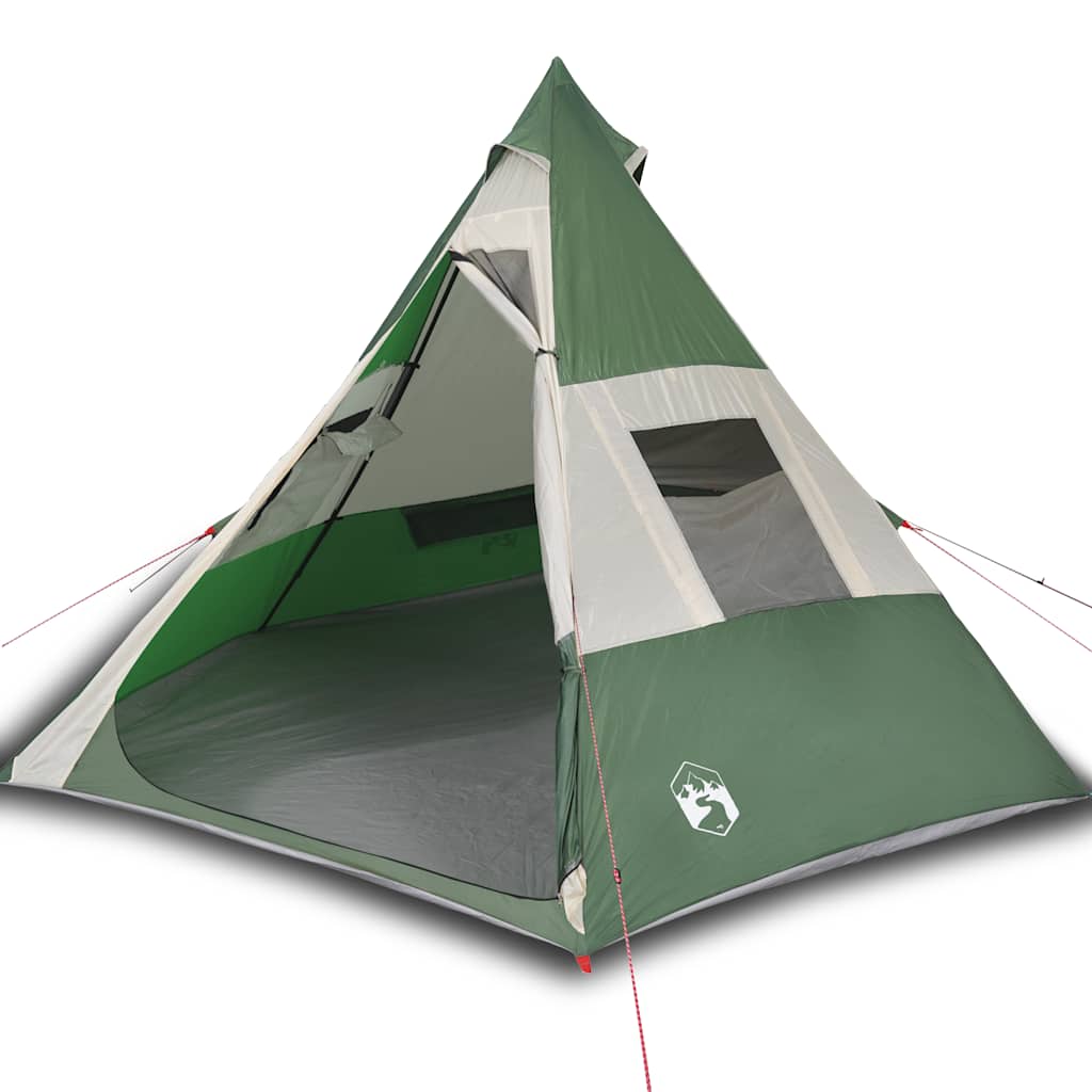VidaXL tente tipi 7 personnes imperméable vert