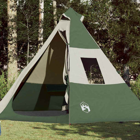 VidaXL tente tipi 7 personnes imperméable vert