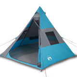 VidaXL tente tipi 7 personnes imperméable bleu