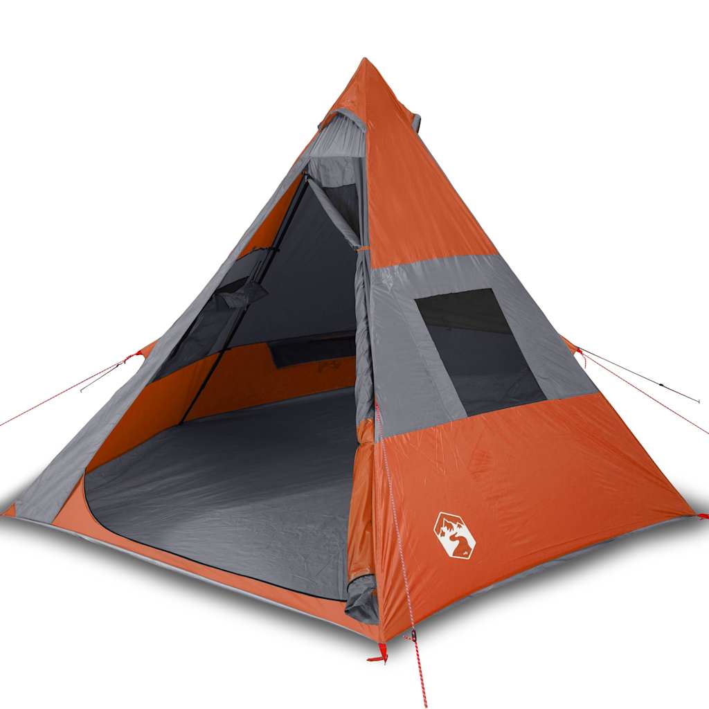 VidaXL tente tipi 7 personnes imperméable orange