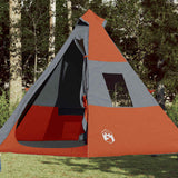 VidaXL tente tipi 7 personnes imperméable orange